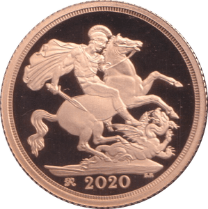 2020 GOLD SOVEREIGN ( PROOF ) - SOVEREIGN - Cambridgeshire Coins