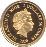 2020 GOLD TWO DOLLARS & FIFTY CENTS ECHIDNA ( PROOF ) NIUE - GOLD WORLD COINS - Cambridgeshire Coins