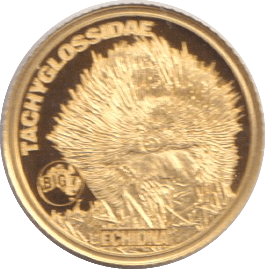 2020 GOLD TWO DOLLARS & FIFTY CENTS ECHIDNA ( PROOF ) NIUE - GOLD WORLD COINS - Cambridgeshire Coins