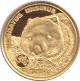 2020 GOLD TWO DOLLARS & FIFTY CENTS WOMBAT ( PROOF ) NIUE - GOLD WORLD COINS - Cambridgeshire Coins