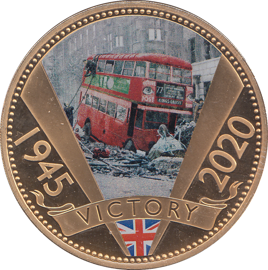 2020 GUERNSEY 50P VE DAY - WORLD COINS - Cambridgeshire Coins