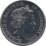 2020 GUERNSEY BLESS YOU ALL VICTORY FIVE POUND COIN (BU) - WORLD COINS - Cambridgeshire Coins