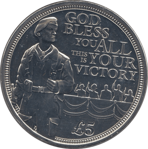 2020 GUERNSEY BLESS YOU ALL VICTORY FIVE POUND COIN (BU) - WORLD COINS - Cambridgeshire Coins