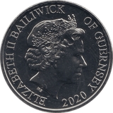 2020 GUERNSEY FIVE POUND BATTLE OF BRITAIN COIN (BU) - WORLD COINS - Cambridgeshire Coins