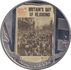 2020 HALF CROWN GIBRALTAR BRITAINS DAY OF REJOICING - WORLD COINS - Cambridgeshire Coins