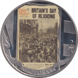 2020 HALF CROWN GIBRALTAR BRITAINS DAY OF REJOICING - WORLD COINS - Cambridgeshire Coins