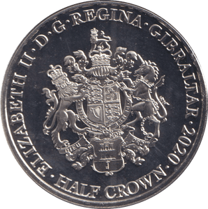 2020 HALF CROWN GIBRALTAR BRITAINS DAY OF REJOICING - WORLD COINS - Cambridgeshire Coins