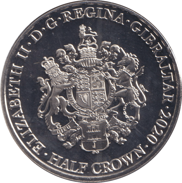 2020 HALF CROWN GIBRALTAR BRITAINS DAY OF REJOICING - WORLD COINS - Cambridgeshire Coins