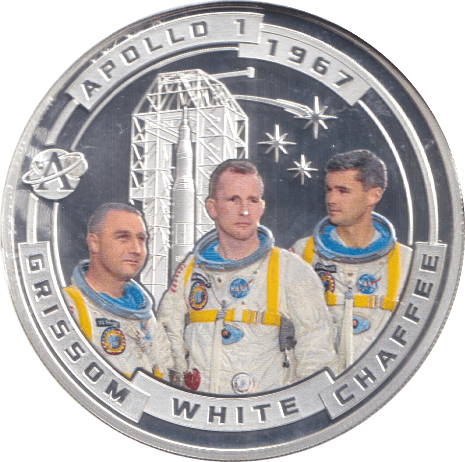 2020 HALF DOLLAR SOLOMON ISLANDS APOLLO 1 1967 - WORLD COINS - Cambridgeshire Coins