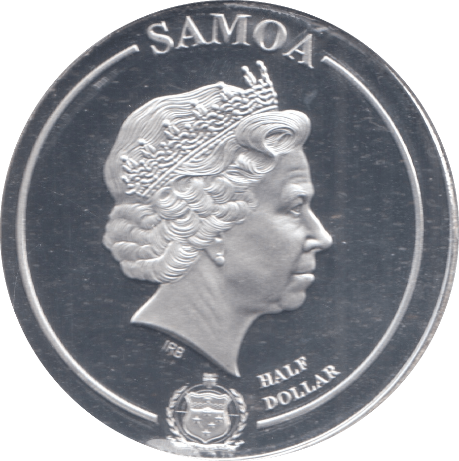 2020 HARRY POTTER SAMOA SILVER PLATED HALF DOLLAR - WORLD COINS - Cambridgeshire Coins