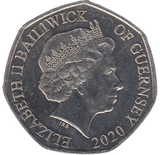 2020 HERALD ANGELS SING 50P BAILIWICK OF GUERNSEY - 50P REGIONAL ISSUES - Cambridgeshire Coins