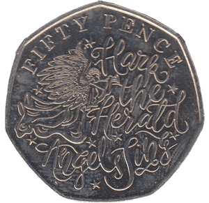2020 HERALD ANGELS SING 50P BAILIWICK OF GUERNSEY - 50P REGIONAL ISSUES - Cambridgeshire Coins