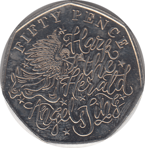 2020 HERALD ANGELS SING 50P BAILIWICK OF GUERNSEY - WORLD COINS - Cambridgeshire Coins