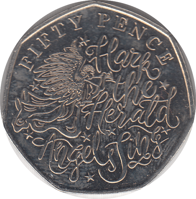 2020 HERALD ANGELS SING 50P BAILIWICK OF GUERNSEY - WORLD COINS - Cambridgeshire Coins