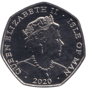 2020 ISLE OF MAN THE JOLLY ROGER 50P BU - 50P REGIONAL ISSUE - Cambridgeshire Coins
