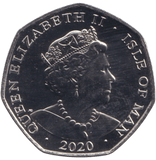 2020 ISLE OF MAN THE JOLLY ROGER 50P BU - 50P REGIONAL ISSUE - Cambridgeshire Coins