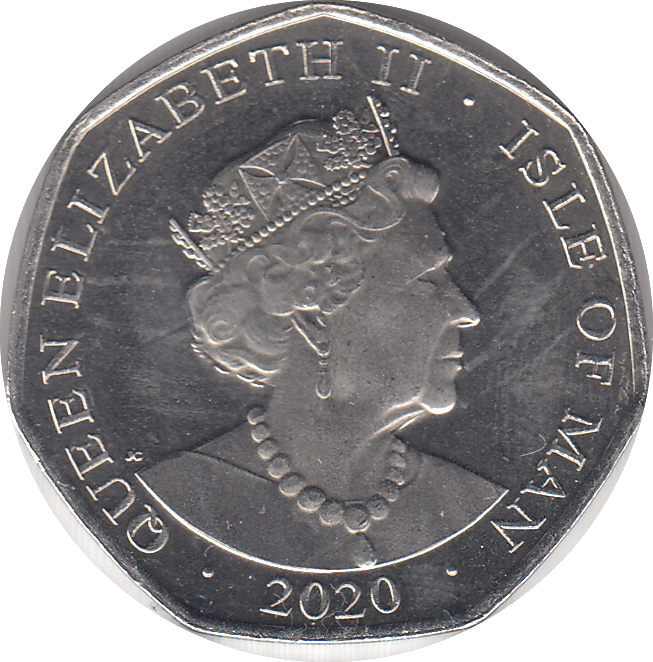 2020 LONG HORN RAM 50P - WORLD COINS - Cambridgeshire Coins