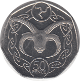 2020 LONG HORN RAM 50P - WORLD COINS - Cambridgeshire Coins
