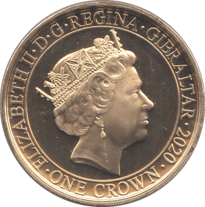 2020 ONE CROWN - THE VOICE OF A NATION GIBRALTAR - CROWN - Cambridgeshire Coins