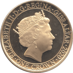 2020 ONE CROWN - THE VOICE OF A NATION GIBRALTAR - CROWN - Cambridgeshire Coins