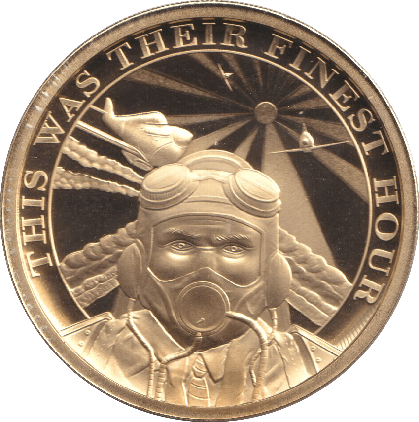 2020 ONE CROWN - THIS WAS THEIR FINEST HOUR GAS MASK GIBRALTAR - CROWN - Cambridgeshire Coins