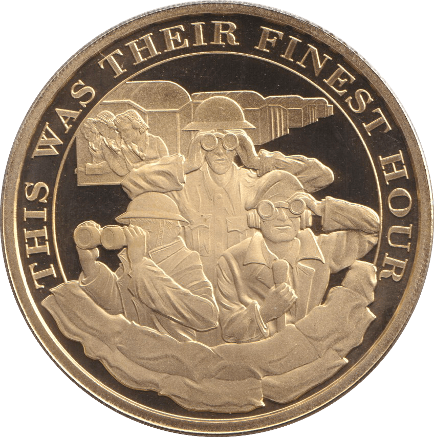 2020 ONE CROWN - THIS WAS THEIR FINEST HOUR GIBRALTAR - CROWN - Cambridgeshire Coins