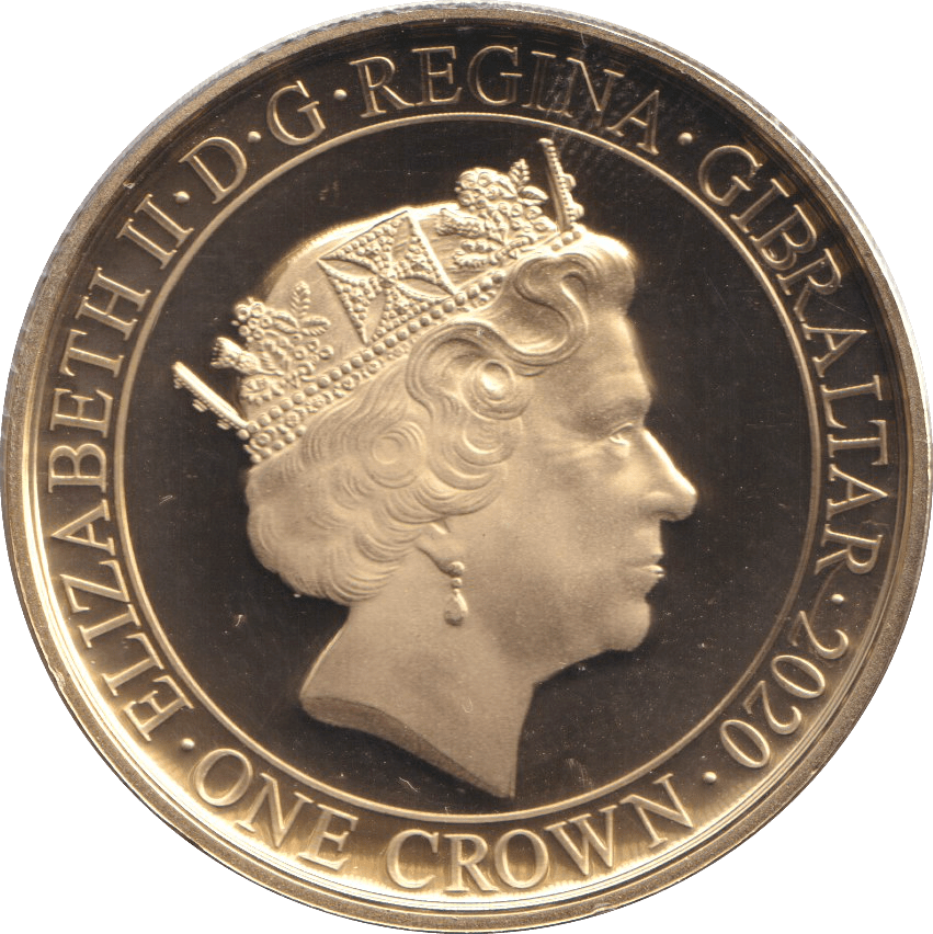 2020 ONE CROWN - THIS WAS THEIR FINEST HOUR GIBRALTAR - CROWN - Cambridgeshire Coins