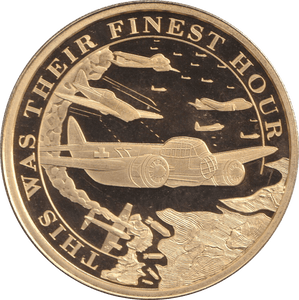 2020 ONE CROWN - THIS WAS THEIR FINEST HOUR PLANES GIBRALTAR - CROWN - Cambridgeshire Coins