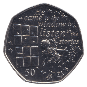 2020 PETER PAN TINKER BELL 50P ISLE OF MAN ( BU ) - 50P REGIONAL ISSUE - Cambridgeshire Coins