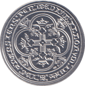 2020 PLATINUM PROOF FANTASY COIN MILLIONAIRES COLLECTION EDWARD III DOUBLE LEOPARD - PLATINUM COINS - Cambridgeshire Coins