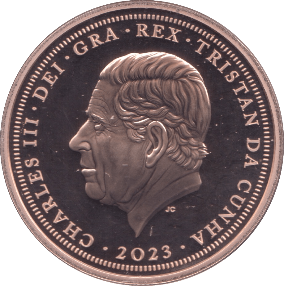 2020 ROSE GOLD PLATED FIVE POUNDS TRISTAN DA CUNHA - WORLD COINS - Cambridgeshire Coins