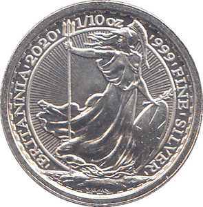 2020 SILVER 1/10TH BRITANNIA ( BU ) - SILVER BRITANNIA - Cambridgeshire Coins