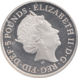 2020 SILVER FIVE POUND END OF WWII - SILVER WORLD COINS - Cambridgeshire Coins