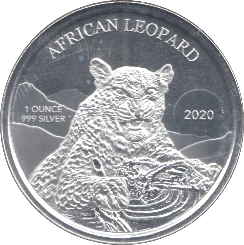 2020 SILVER GHANA FIVE CEDIS ( BU ) - SILVER WORLD COINS - Cambridgeshire Coins