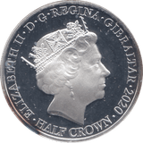2020 SILVER HALF CROWN GIBRALTAR SIR WINSTON CHURCHILL - SILVER WORLD COINS - Cambridgeshire Coins