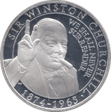 2020 SILVER HALF CROWN GIBRALTAR SIR WINSTON CHURCHILL - SILVER WORLD COINS - Cambridgeshire Coins