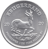 2020 SILVER KRUGERRAND 1OZ SOUTH AFRICA ( UNC ) - SILVER WORLD COINS - Cambridgeshire Coins