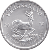 2020 SILVER KRUGERRAND 1OZ SOUTH AFRICA ( UNC ) - SILVER WORLD COINS - Cambridgeshire Coins
