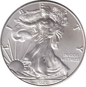 2020 SILVER LIBERTY DOLLAR USA - SILVER WORLD COINS - Cambridgeshire Coins
