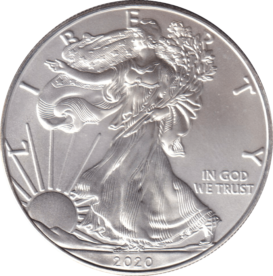 2020 SILVER LIBERTY DOLLAR USA - SILVER WORLD COINS - Cambridgeshire Coins