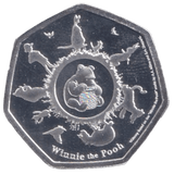 2020 SILVER PLATED 50P SHAPED COIN WINNIE THE POOH (Copy) - 50P SHAPED COIN - Cambridgeshire Coins
