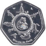 2020 SILVER PLATED 50P SHAPED COIN WINNIE THE POOH - 50P SHAPED COIN - Cambridgeshire Coins