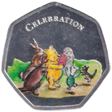2020 SILVER PLATED 50P SHAPED COIN WINNIE THE POOH - 50P SHAPED COIN - Cambridgeshire Coins