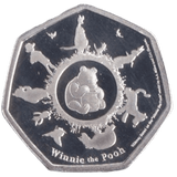 2020 SILVER PLATED 50P SHAPED COIN WINNIE THE POOH - 50P SHAPED COIN - Cambridgeshire Coins