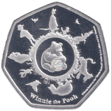 2020 SILVER PLATED 50P SHAPED COIN WINNIE THE POOH - 50P SHAPED COIN - Cambridgeshire Coins