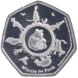 2020 SILVER PLATED 50P SHAPED COIN WINNIE THE POOH - 50P SHAPED COIN - Cambridgeshire Coins