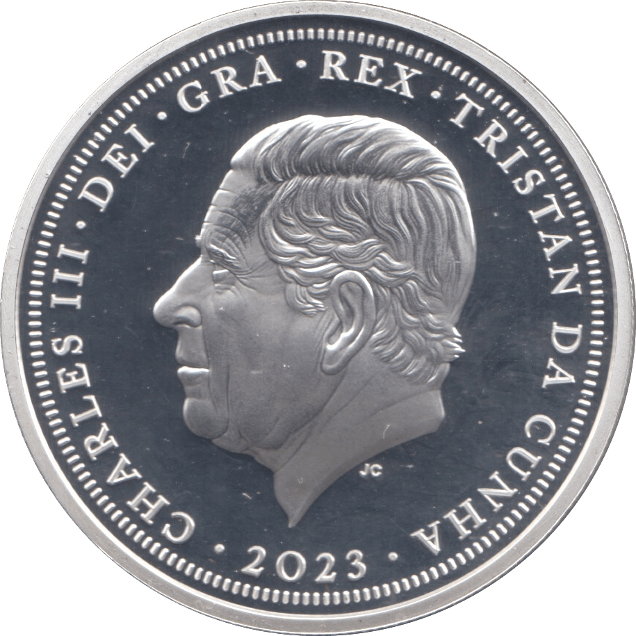 2020 SILVER PLATED FIVE POUNDS TRISTAN DA CUNHA - WORLD COINS - Cambridgeshire Coins