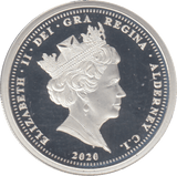 2020 SILVER PROOF £1 ALDERNEY - SILVER WORLD COINS - Cambridgeshire Coins