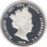 2020 SILVER PROOF £2 ALDERNEY - SILVER WORLD COINS - Cambridgeshire Coins