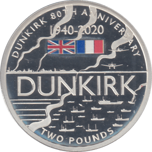 2020 SILVER PROOF £2 ALDERNEY - SILVER WORLD COINS - Cambridgeshire Coins